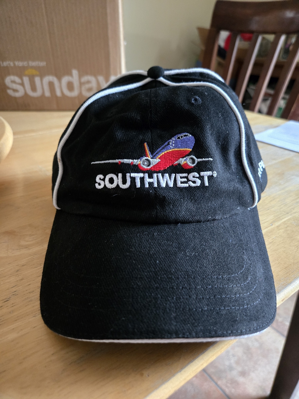 Southwest Airlines Black Logo Cap